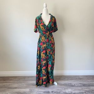NEW America & Beyond jungle print jumpsuit.